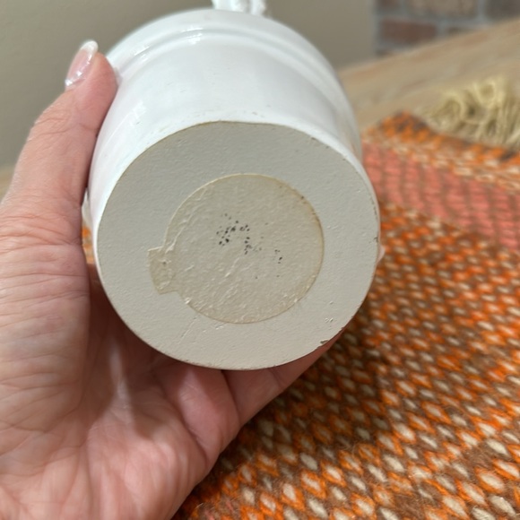 White Ceramic Cactus in Pot - Picture 5 of 7